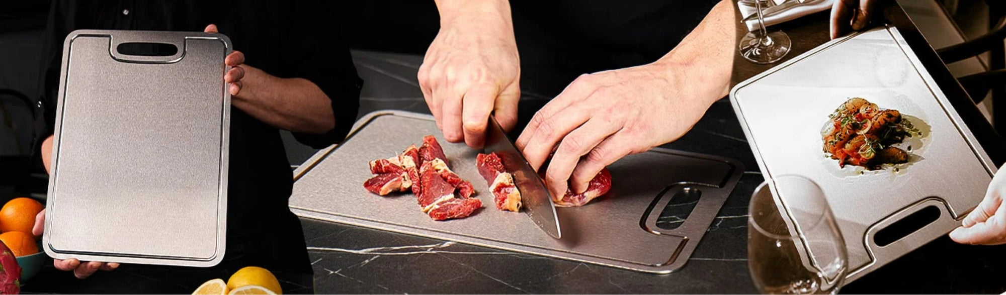 Tablas de Cortar Con Certificación De Titanio Puro