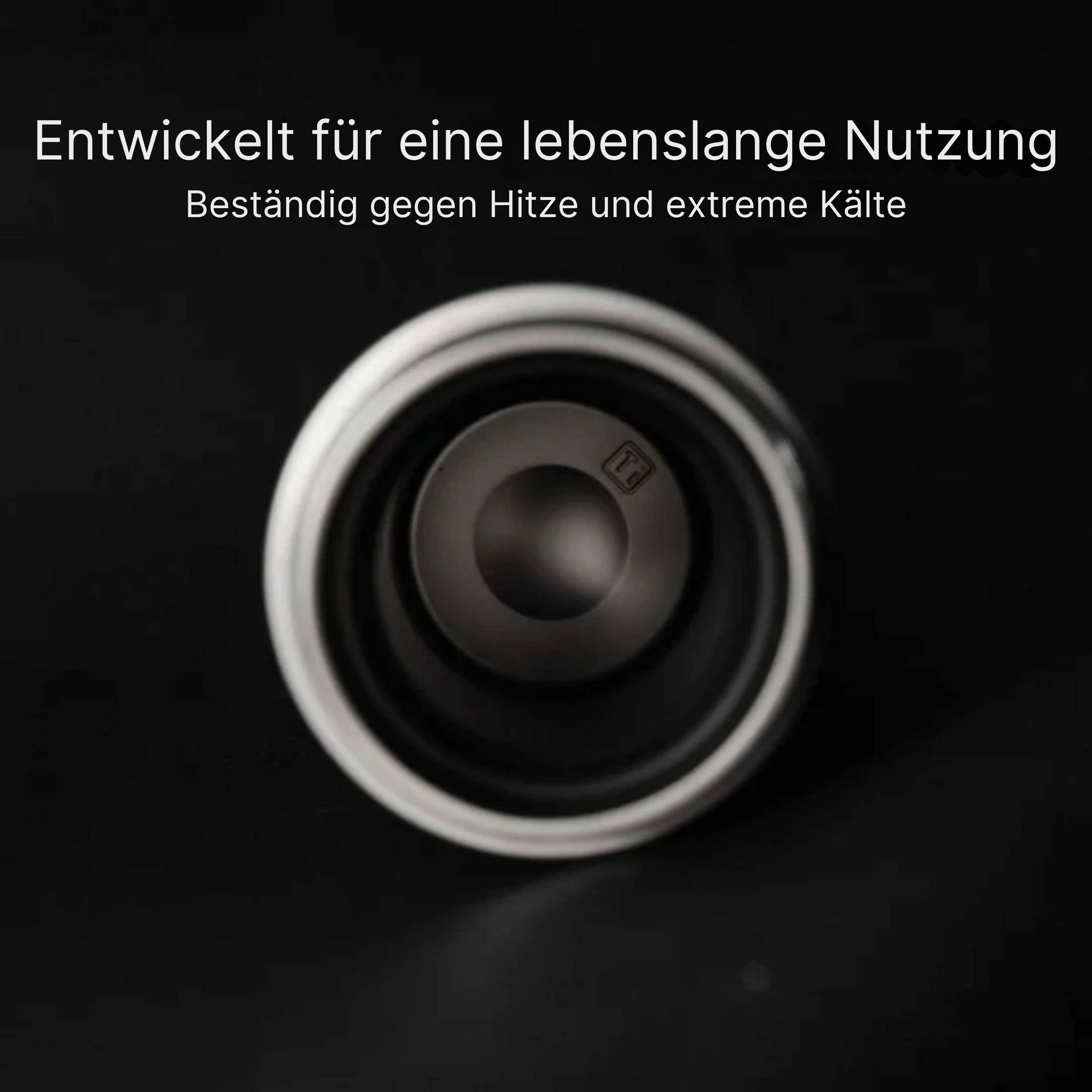 TitaniumFlame Wasserflasche aus 100 % reinem Titan: sauber trinken, besser leben.