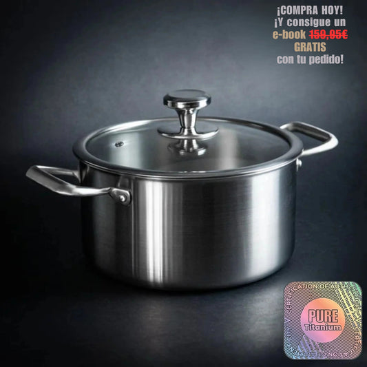 Olla de Titanio Puro TitaniumFlame