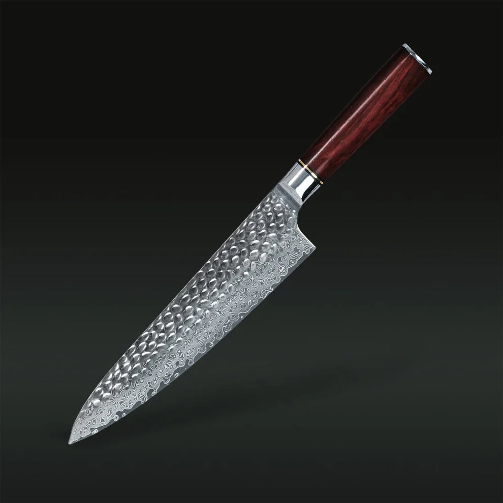 TitaniumFlame® Raijin Damast Kochmesser