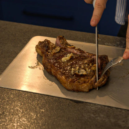 Tabla de cortar de titanio puro TitaniumFlame certificada - Diseño actualizado V2.0