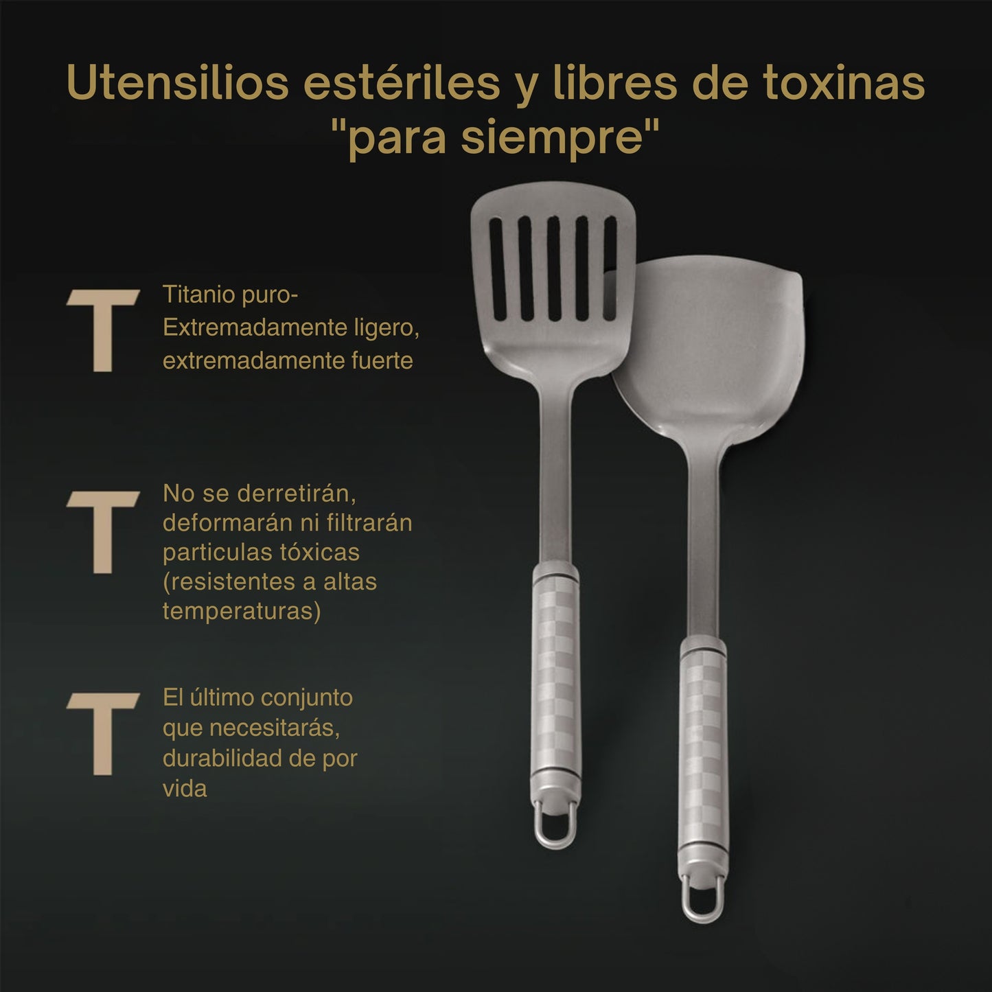 TitaniumFlame® Duo-Set klassischer Bratpfannen aus zertifiziertem reinem Titan