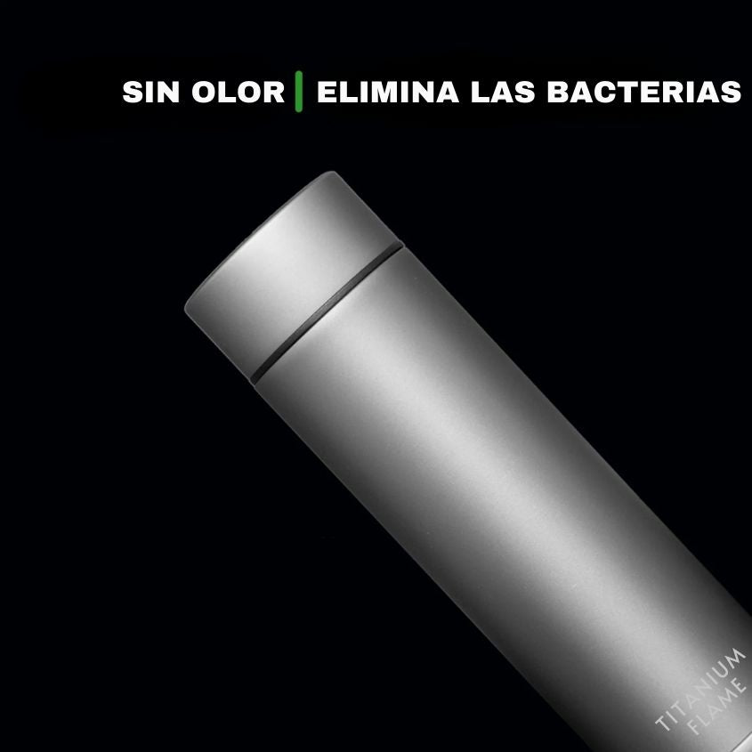 TitaniumFlame®: naturalmente antibacteriano y autodesinfectante