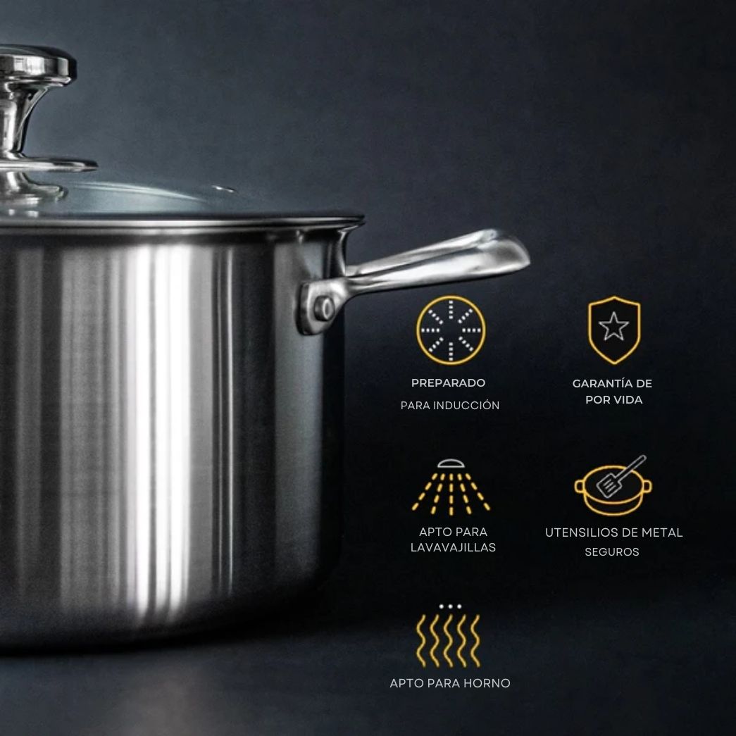 Olla de Titanio Puro TitaniumFlame