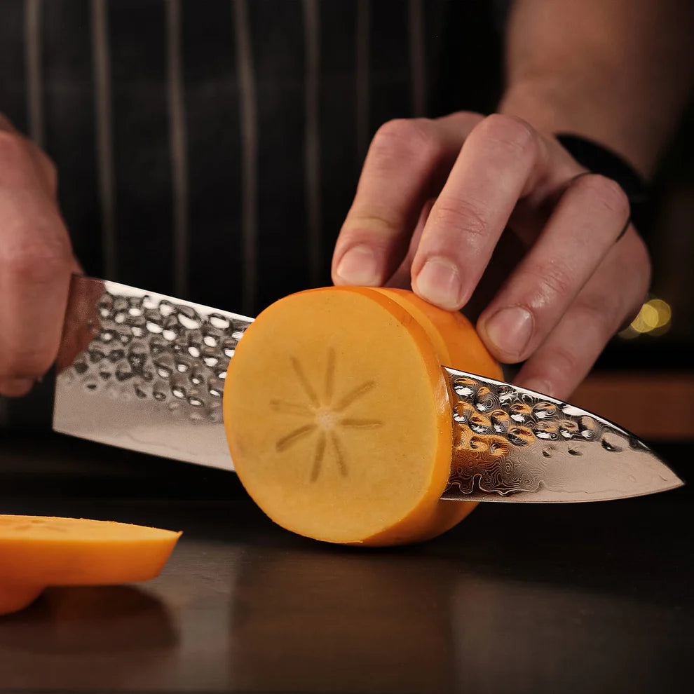 Cuchillos Chef TitaniumFlame® Raijin Damasco