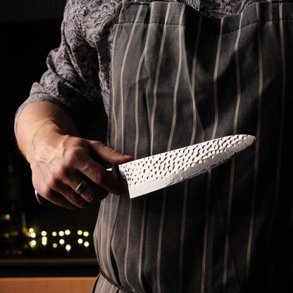 Cuchillos Chef TitaniumFlame® Raijin Damasco