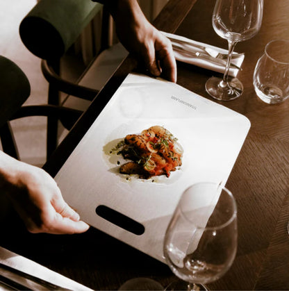 Tabla de cortar de titanio puro TitaniumFlame certificada - Diseño actualizado V2.0