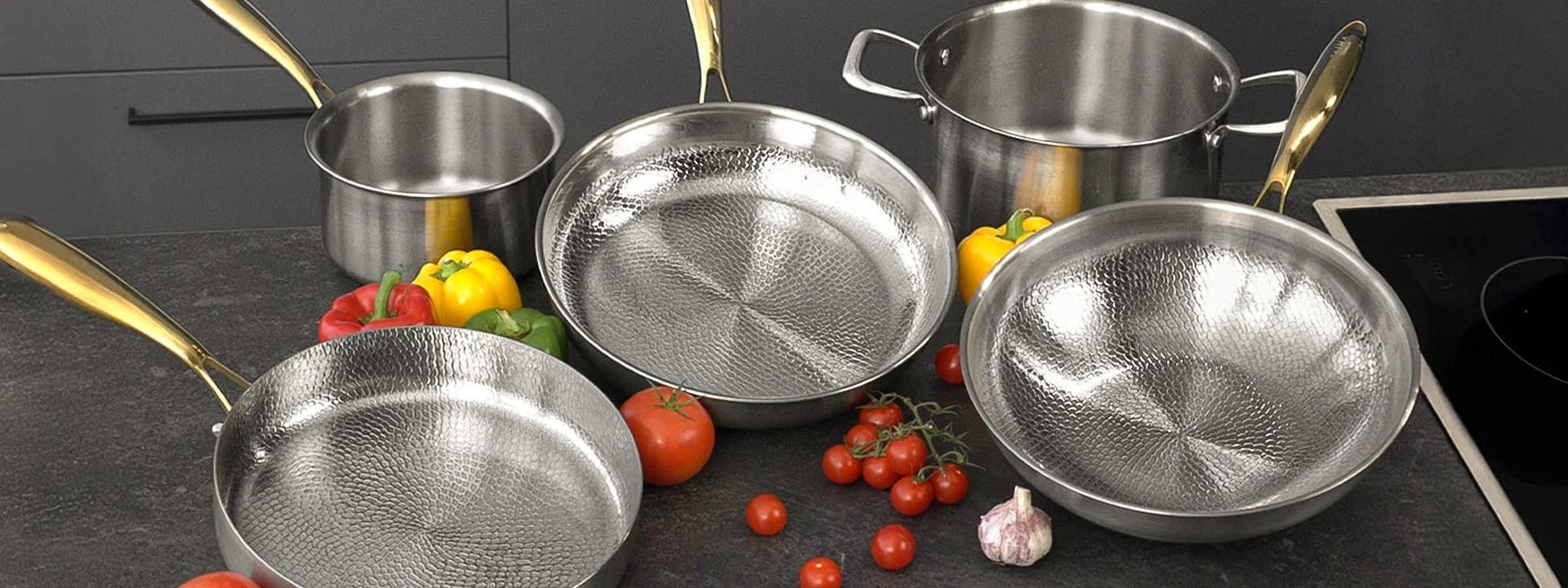 So verwenden Sie die TitaniumFlame®-Kollektion aus reinem Titan-Kochgeschirr
