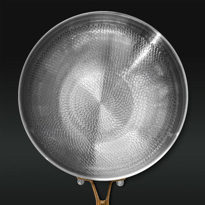TitaniumFlame® Wok Pro de Titanio Puro Certificado | 30 cm